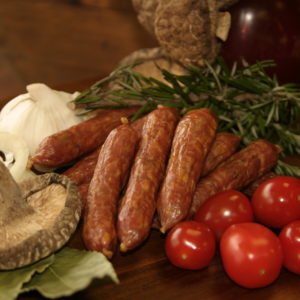 Truffle Snackies Swiss Deli are bite-size salami