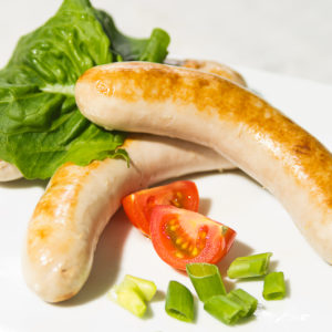 Veal Bratwurst is an iconic Swiss sausage with fine texture and elegant mild flavour suitable for a wide range of tastes